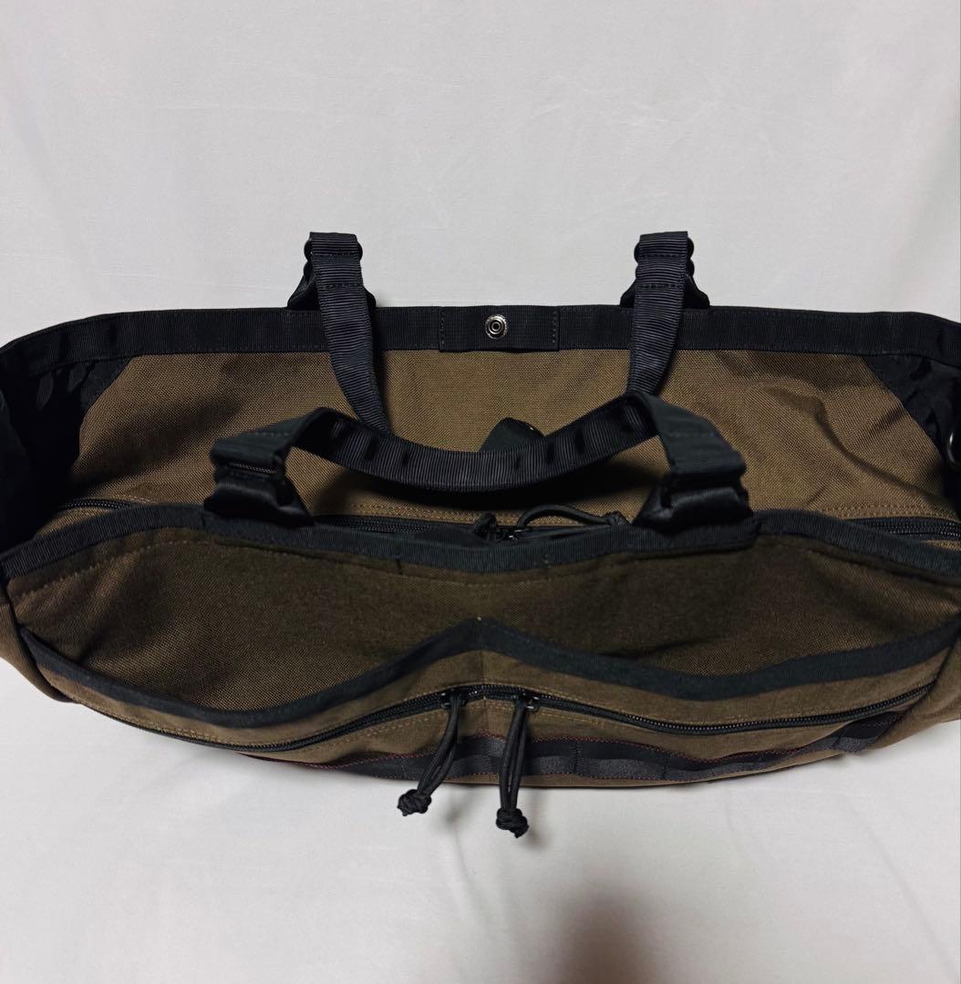 GO/LOOK! 別注BRIEFING 3wayトート マチ拡張バッグ ブラウン