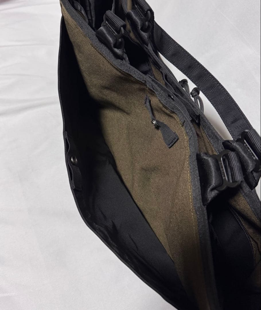 GO/LOOK! 別注BRIEFING 3wayトート マチ拡張バッグ ブラウン