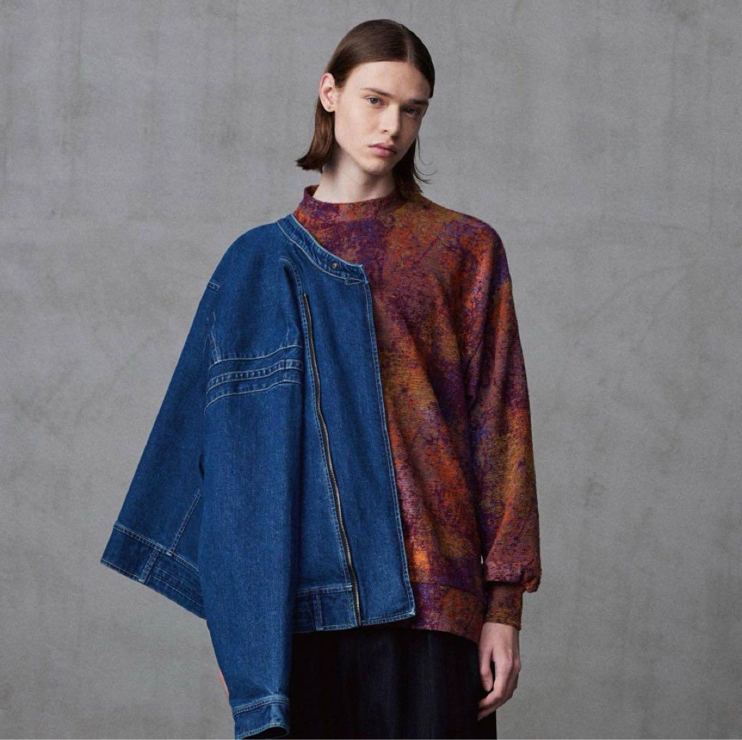 トップス SHAREEF PILE JQ MOCK NECK L/S PO