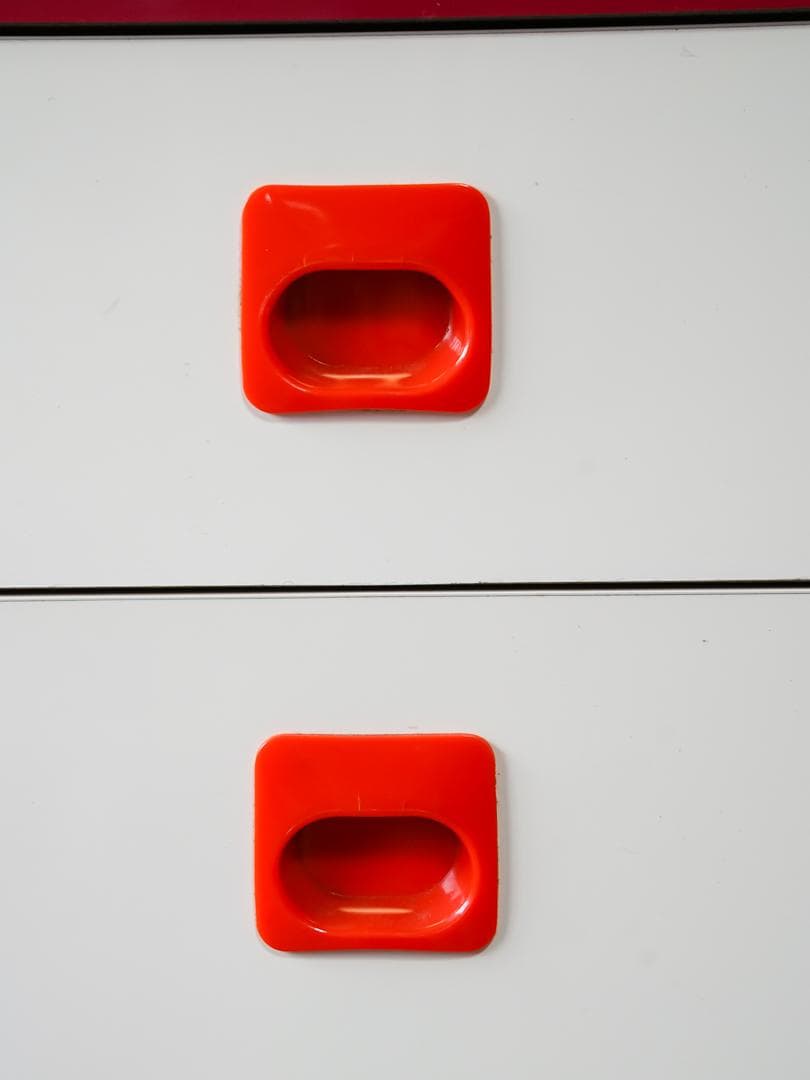 ヴィンテージ 5段チェスト/収納 キャスター付 スペースエイジ レトロポップ