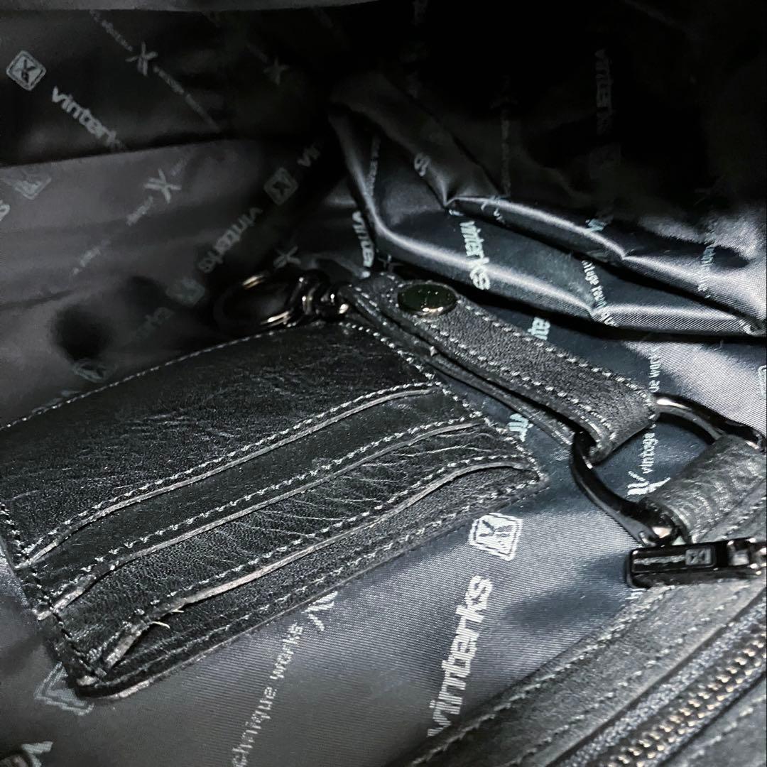 美品 MASTERPIECE VINTERKS スウェード ショルダー バッグ