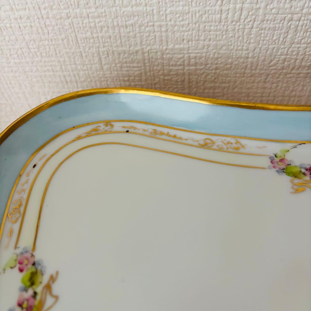 ⚫︎蔵出し　オールドノリタケ　トレー　スクエアプレート　　　　　　　15