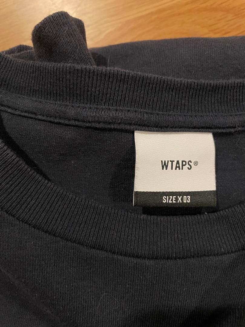 wtaps ロンT ネイビー　サイズ03