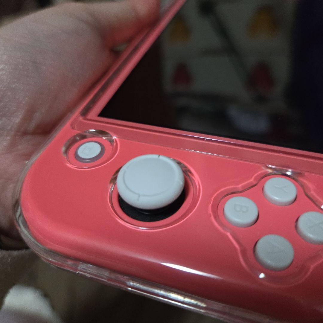 Nintendo Switch Lite 本体 ピンク クリアケース付き