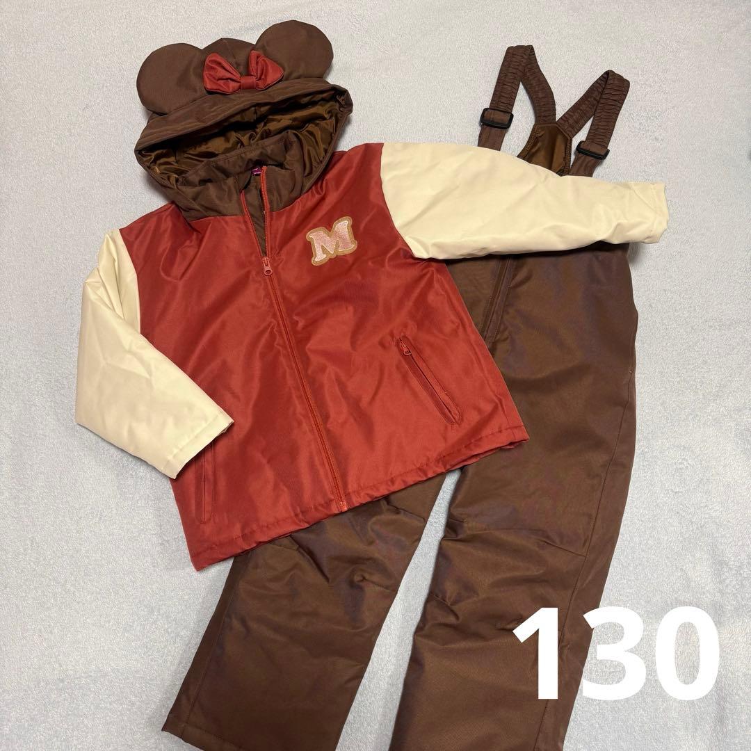 バースデイ　スキースーツ　ミニー　スキースーツ　スノー　130 ジャンプスーツ