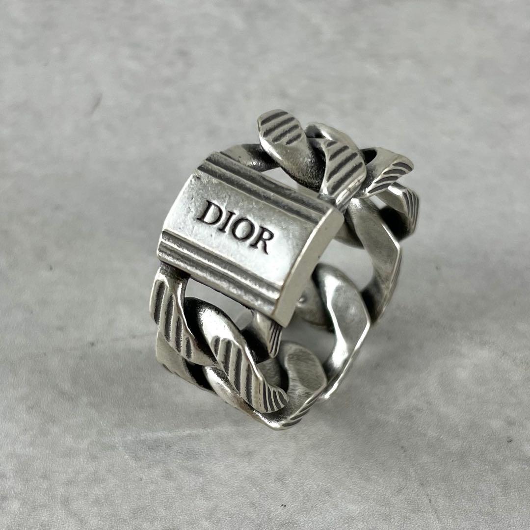 未使用級✨ DIOR ディオール リング スターリングシルバー 編み込み