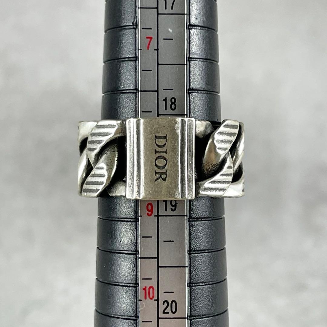 未使用級✨ DIOR ディオール リング スターリングシルバー 編み込み