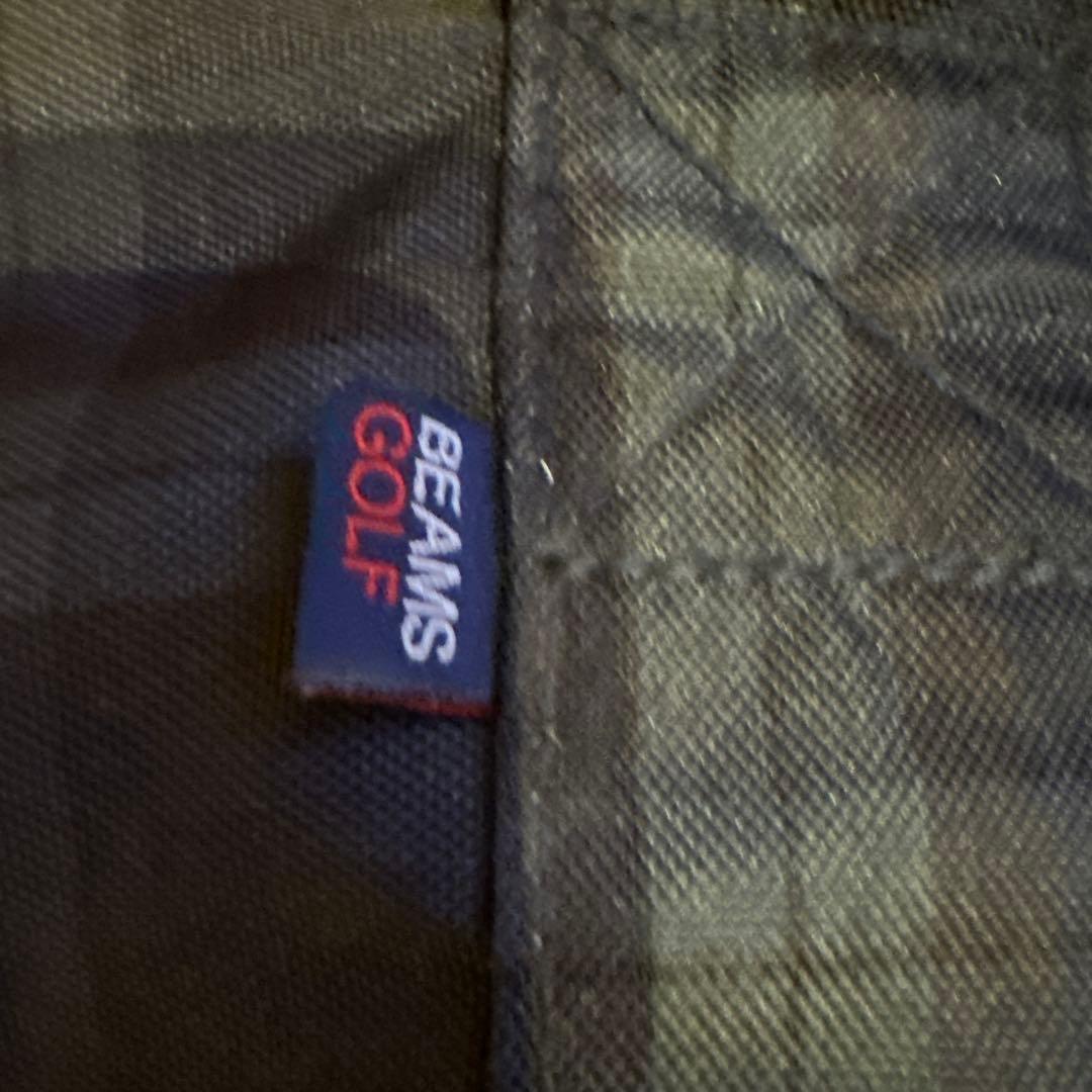BEAMS GOLF チェック柄 ゴルフバッグ