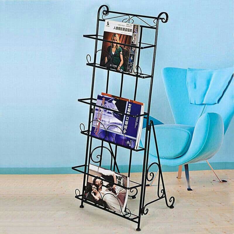 雑誌棚書籍棚新聞棚資料棚着地鉄芸創意宣伝展示棚立体本棚