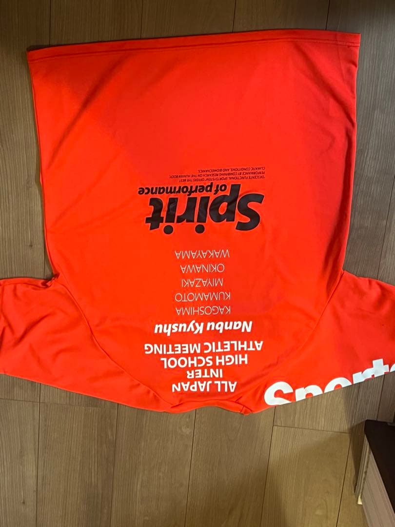 オレンジ 長袖 Tシャツ 2019 全日本アスリートミーティング