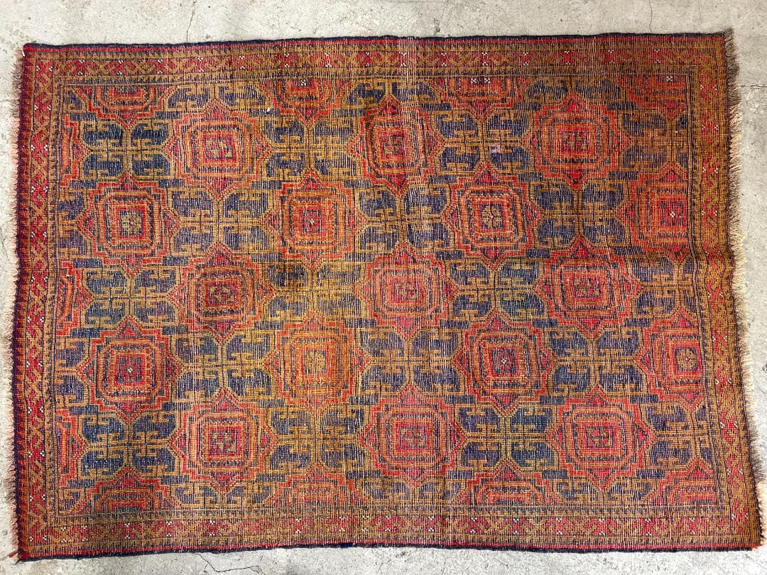 【60's Vintage rug】183×118cm　トルクメン族　アリホジャ