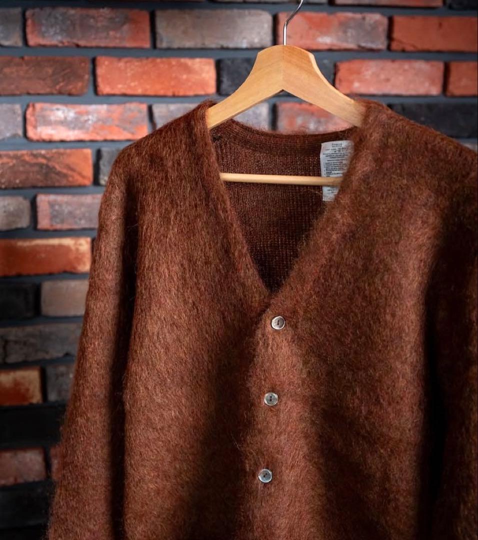 新品未開封 A.R.P モヘアカーディガン size42 ブラウン