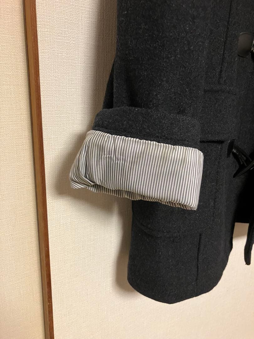 美品 イーストボーイ ビーナス アンゴラ混ダッフルコート　ダークグレー 11