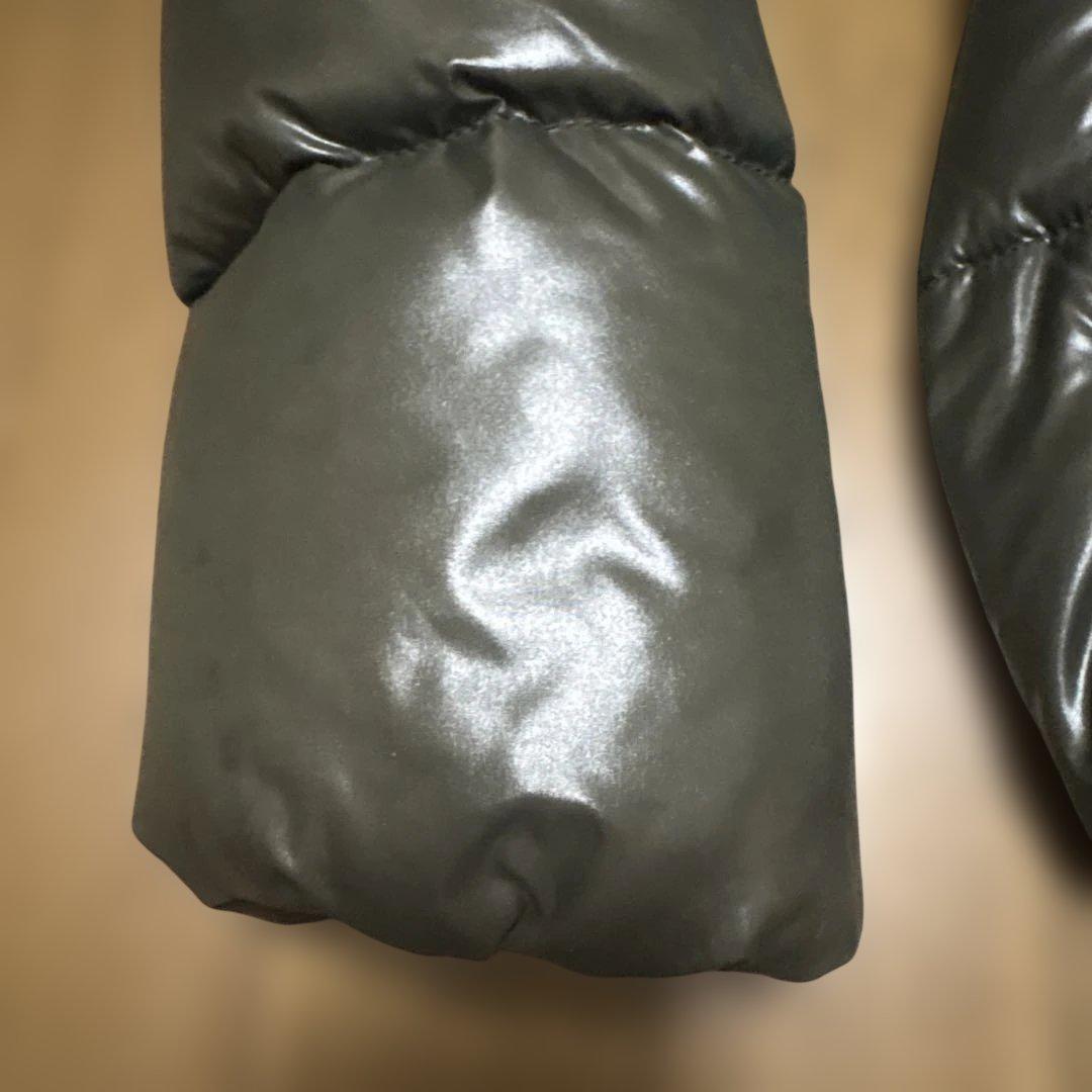 DUVETICA 40 ダークグリーン　アダラ　ファー付きダウンジャケット