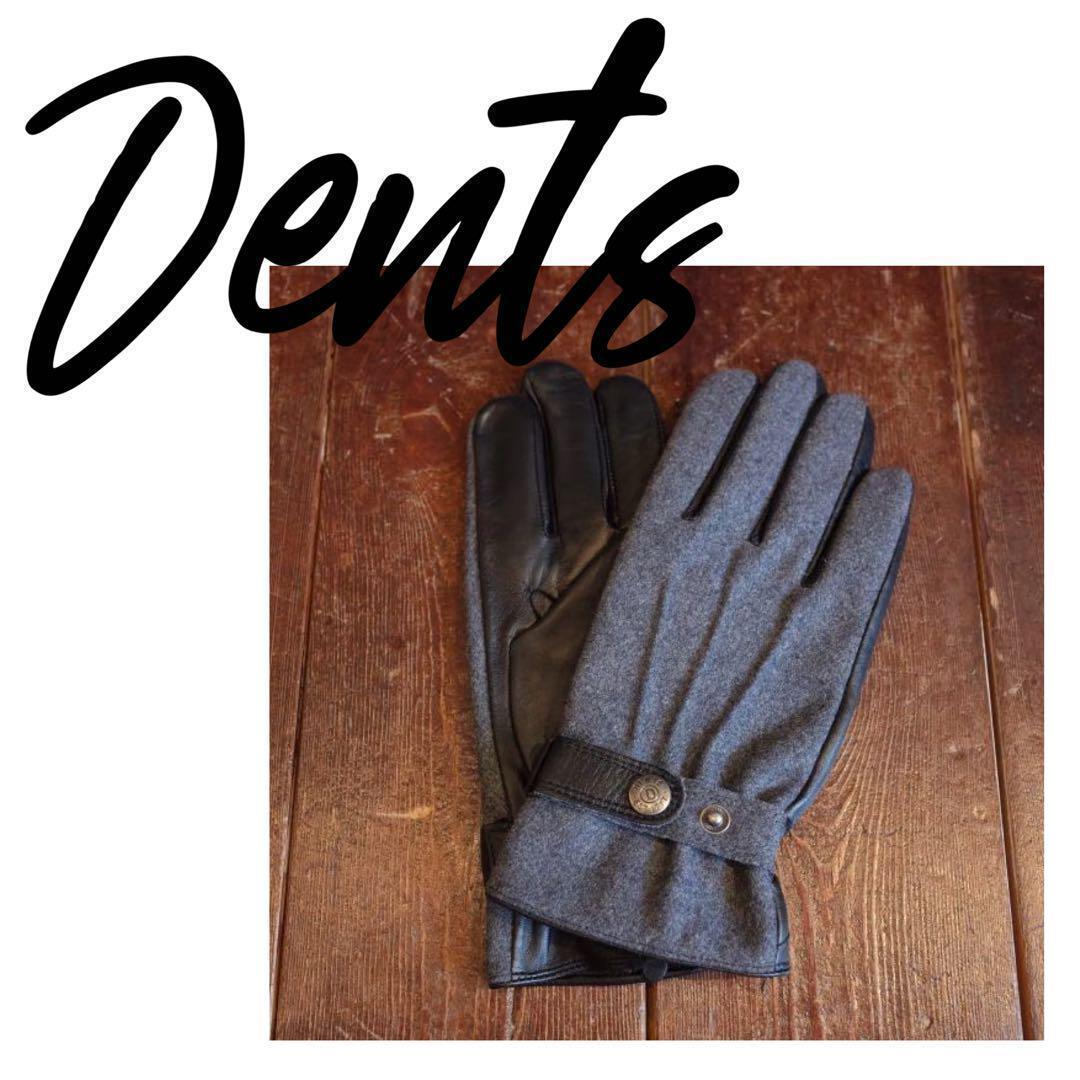 【定価1.3万】DENTS グローブ SHEEP WOOL チャコール ブラック
