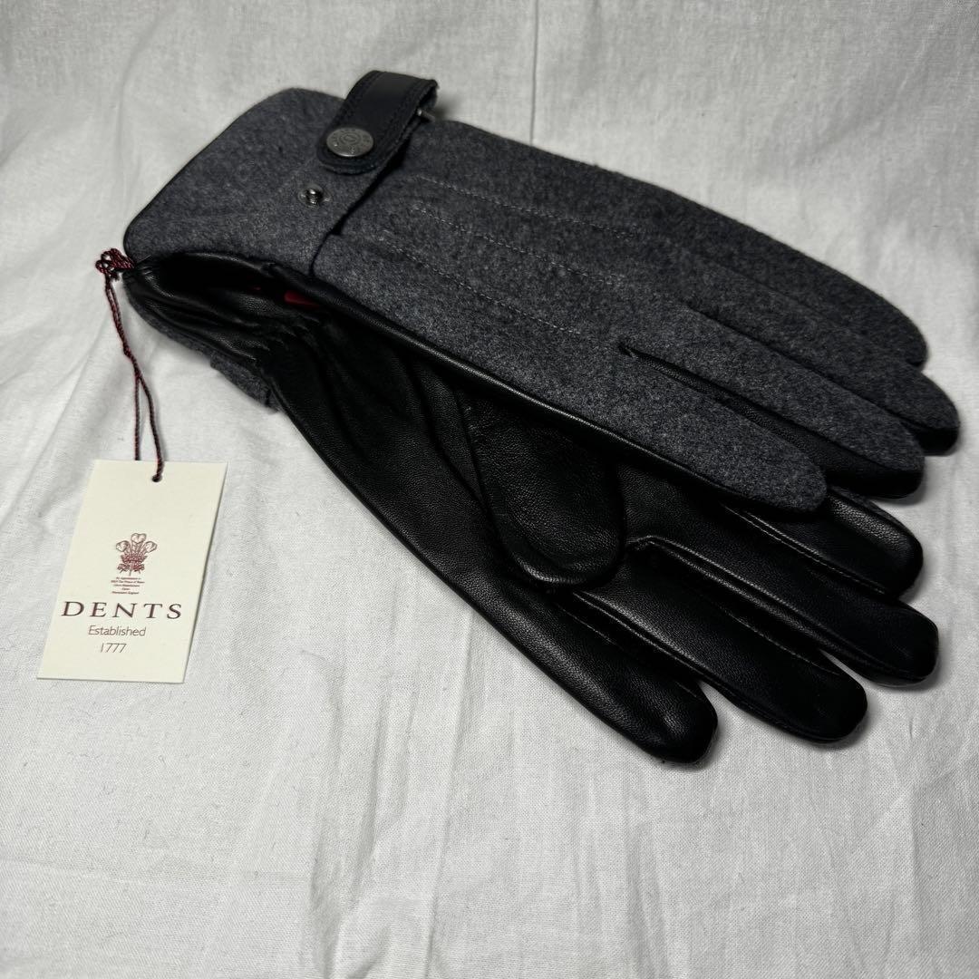 【定価1.3万】DENTS グローブ SHEEP WOOL チャコール ブラック