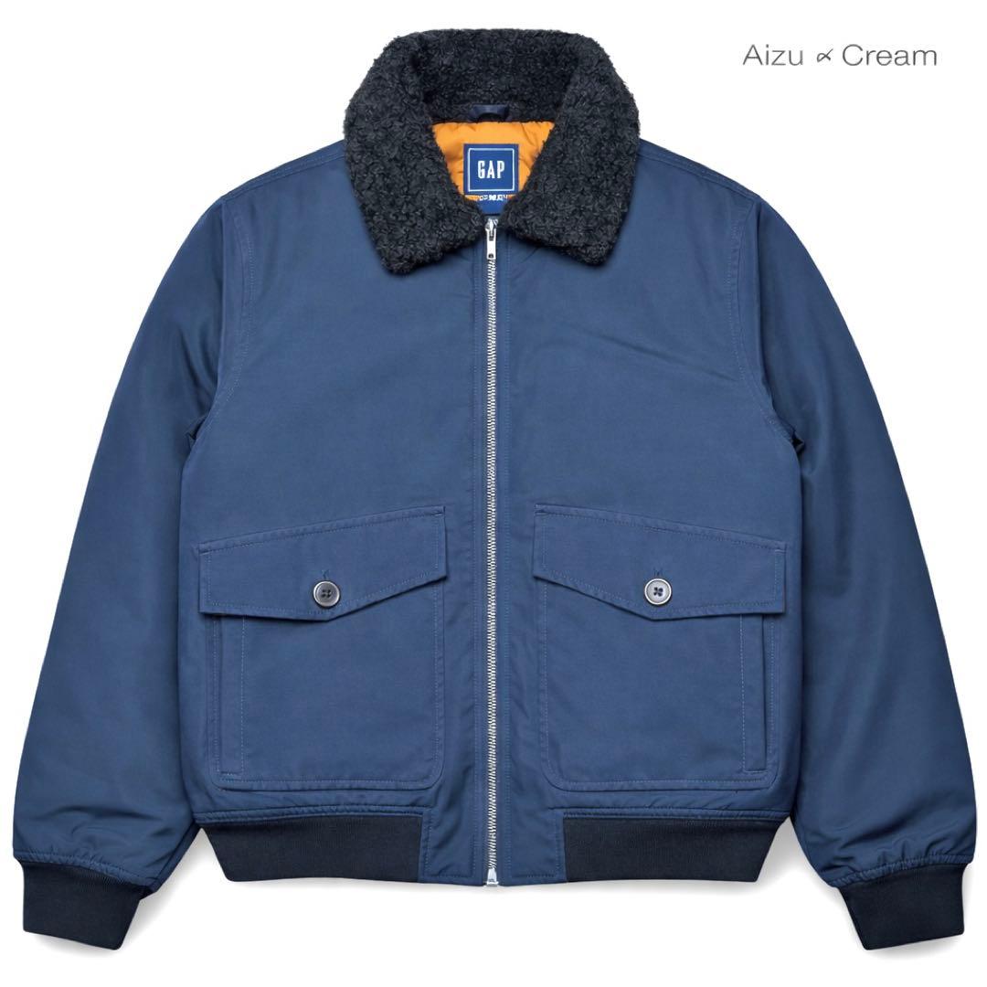 OLD GAP 00s B-10 短丈 ボア フライトジャケット 美品