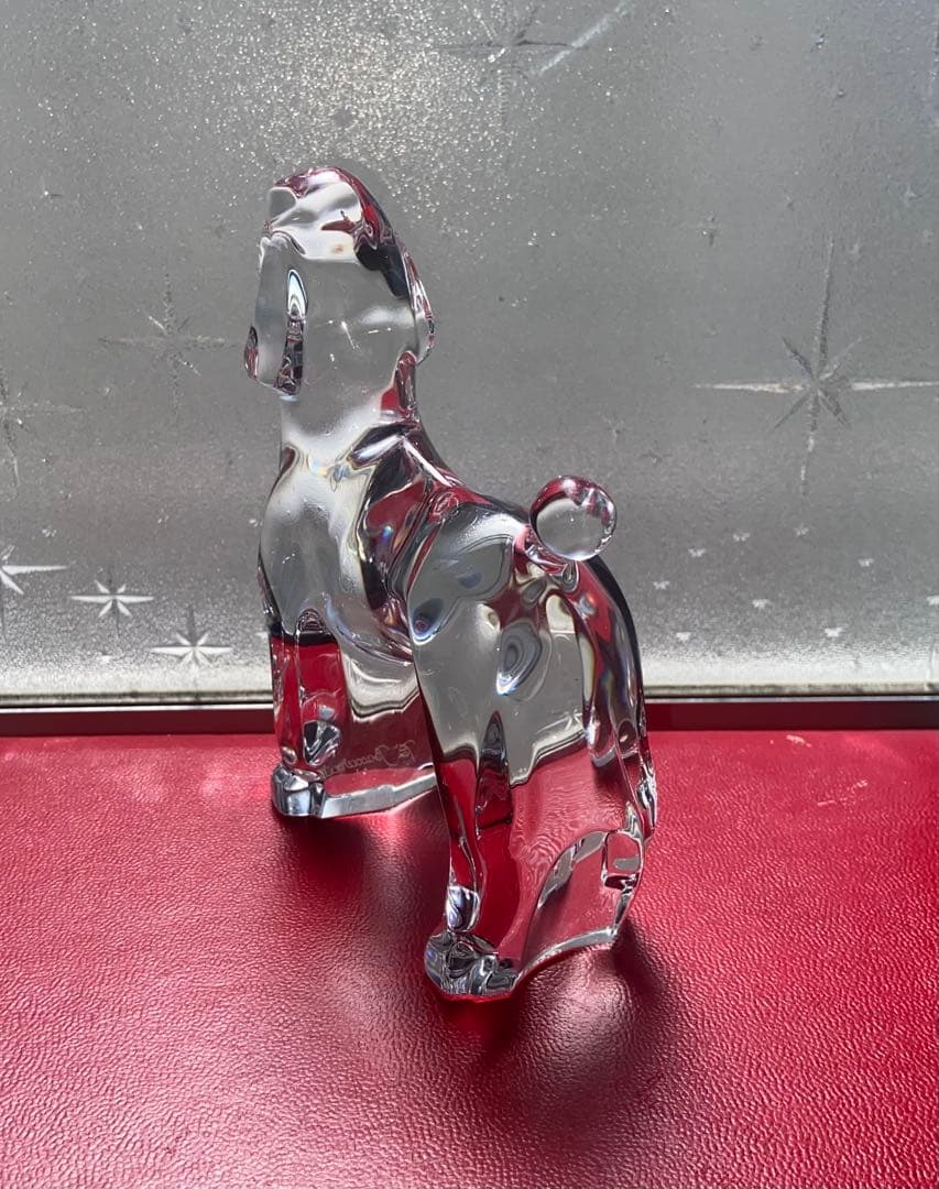 バカラ プードル　フィギュリン　置物