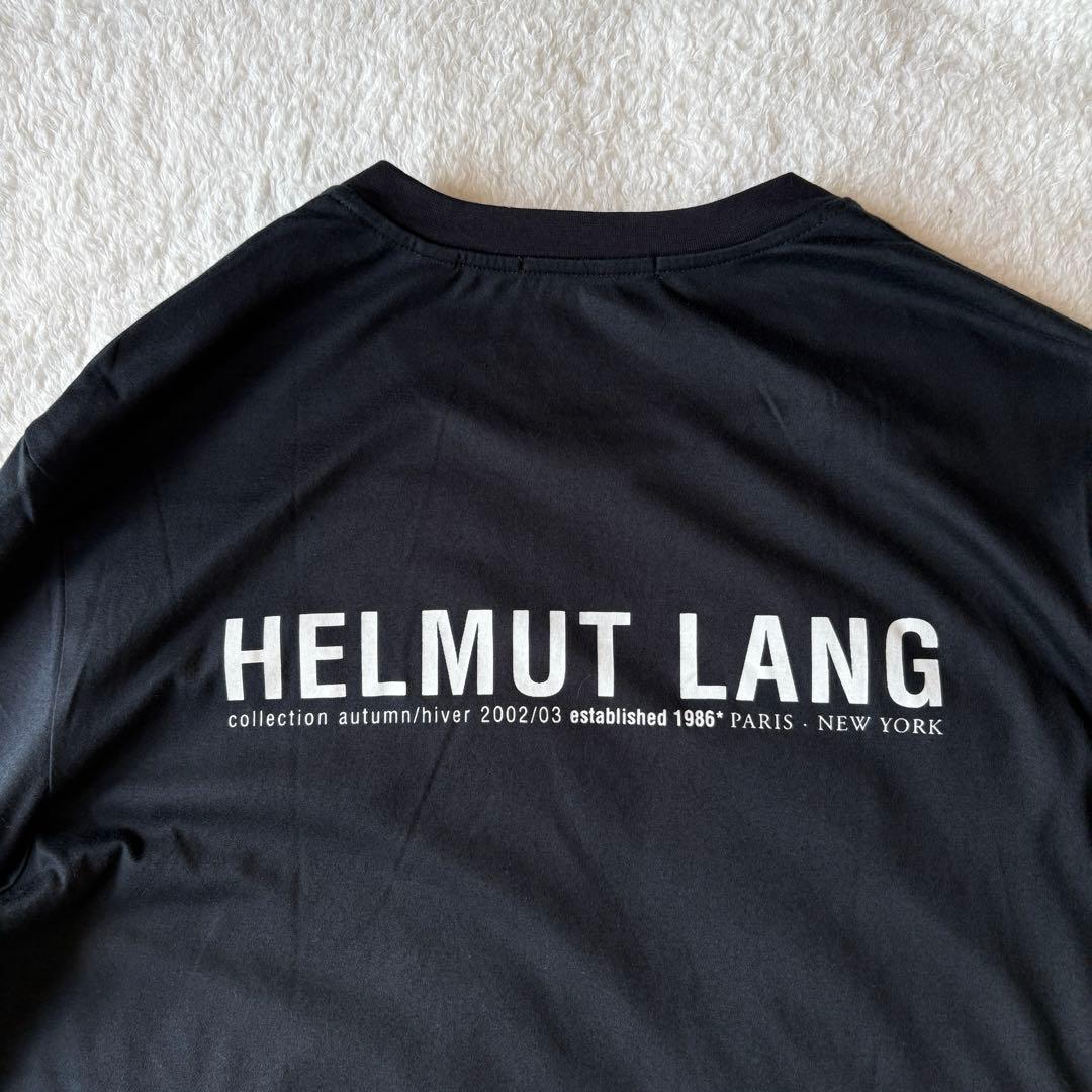 超希少　極美品　本人期　ヘルムートラング　長袖カットソー　ロンT ブラック