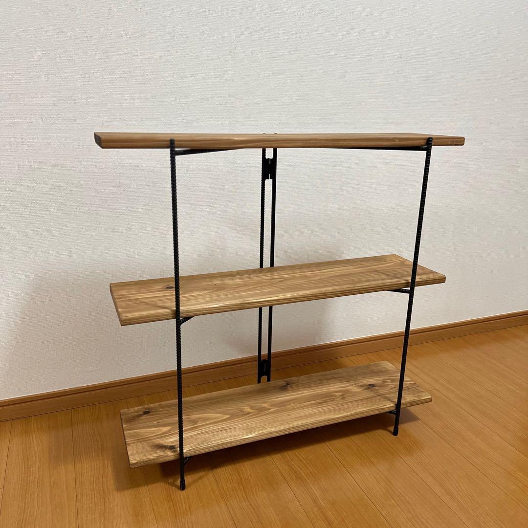 アイアンシェルフ　折り畳みラック　イベント什器　飾り棚　観葉植物棚