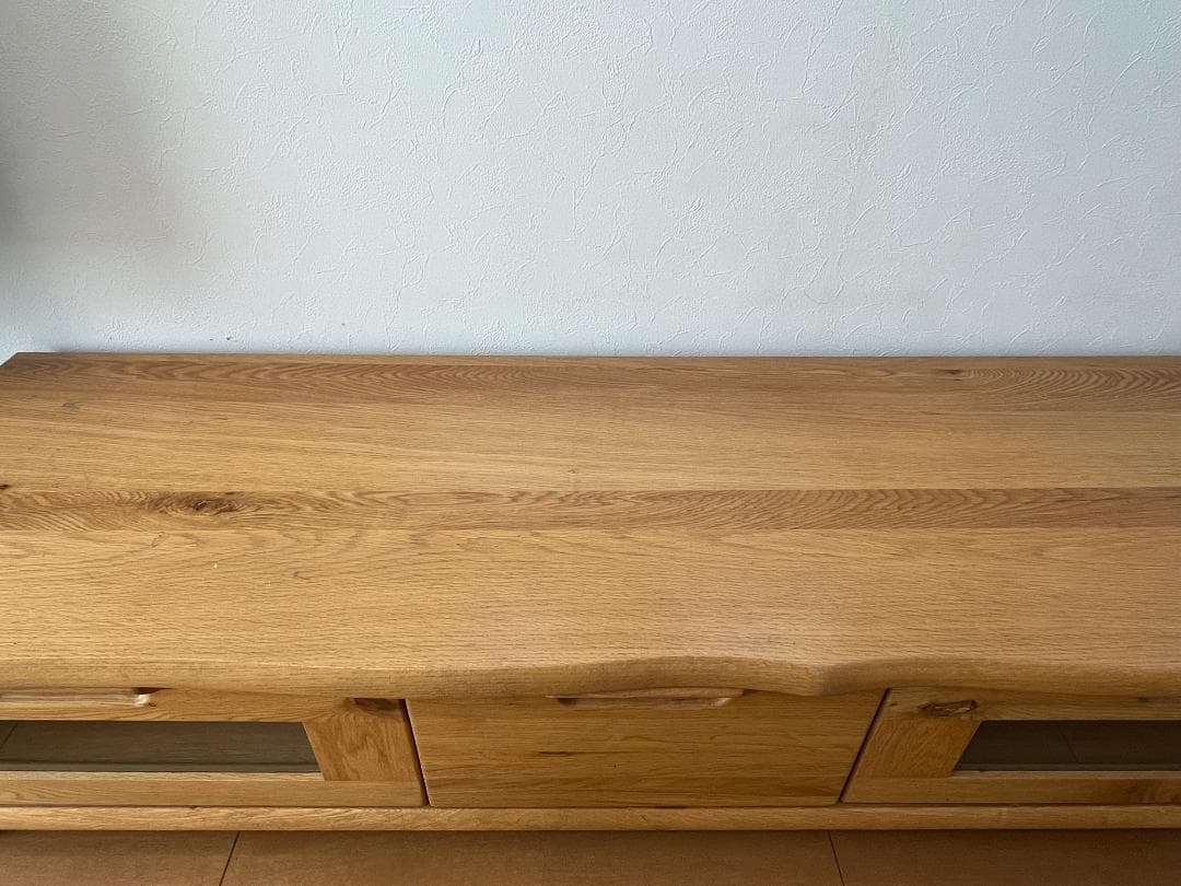 起立木工　KIRITSU MOKKO　無垢　TV台　ローボード　引き出し付き