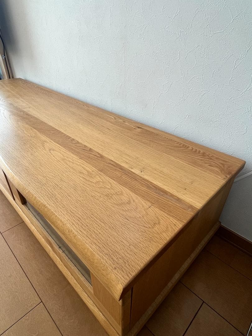 起立木工　KIRITSU MOKKO　無垢　TV台　ローボード　引き出し付き