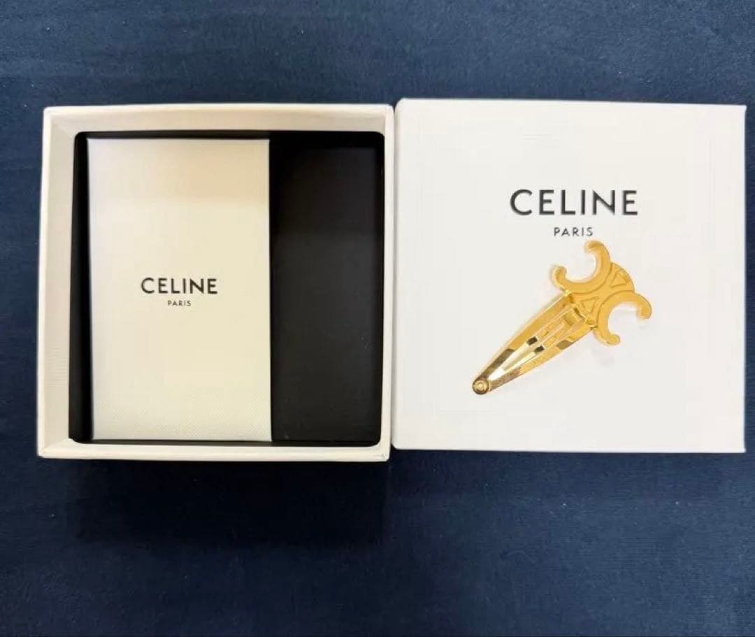 セリーヌ　CELINE ヘアピン　ゴールド　1つ