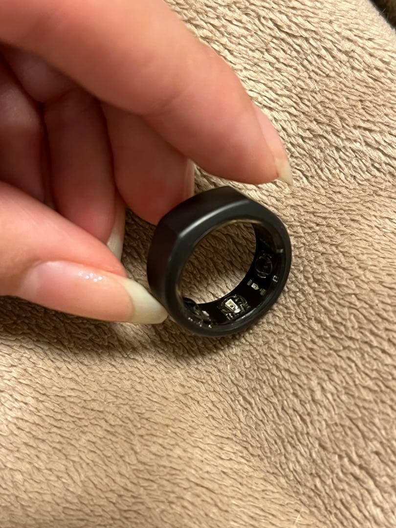 値下げ★【美品】Ouraリング ブラック 充電ケーブル付き
