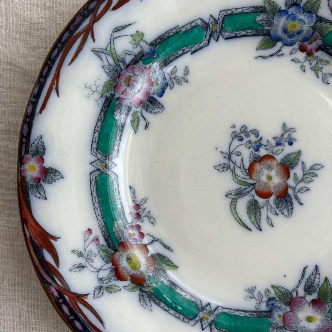 フランスアンティーク サルグミンヌ Cérès デザートプレート2枚セット