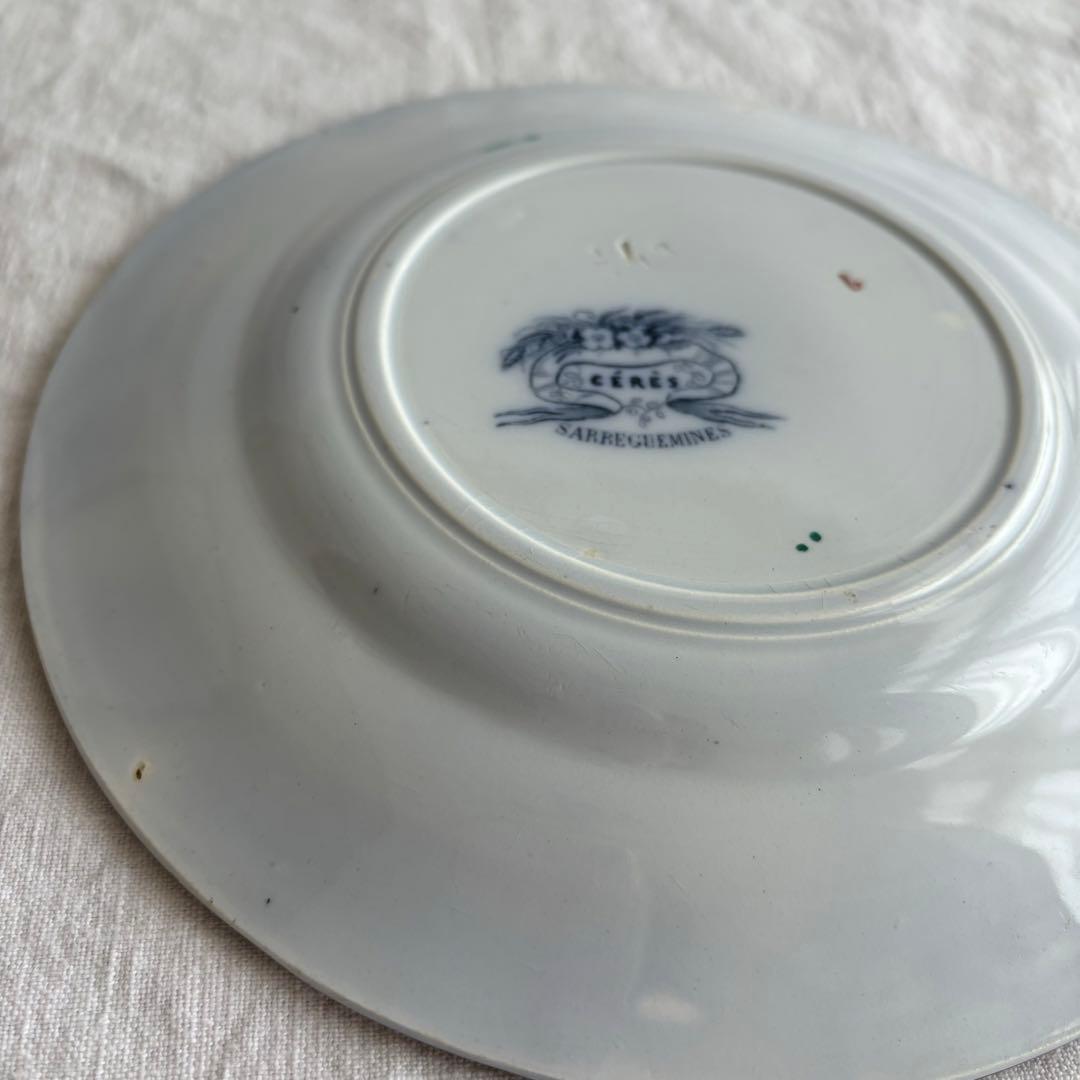フランスアンティーク サルグミンヌ Cérès デザートプレート2枚セット