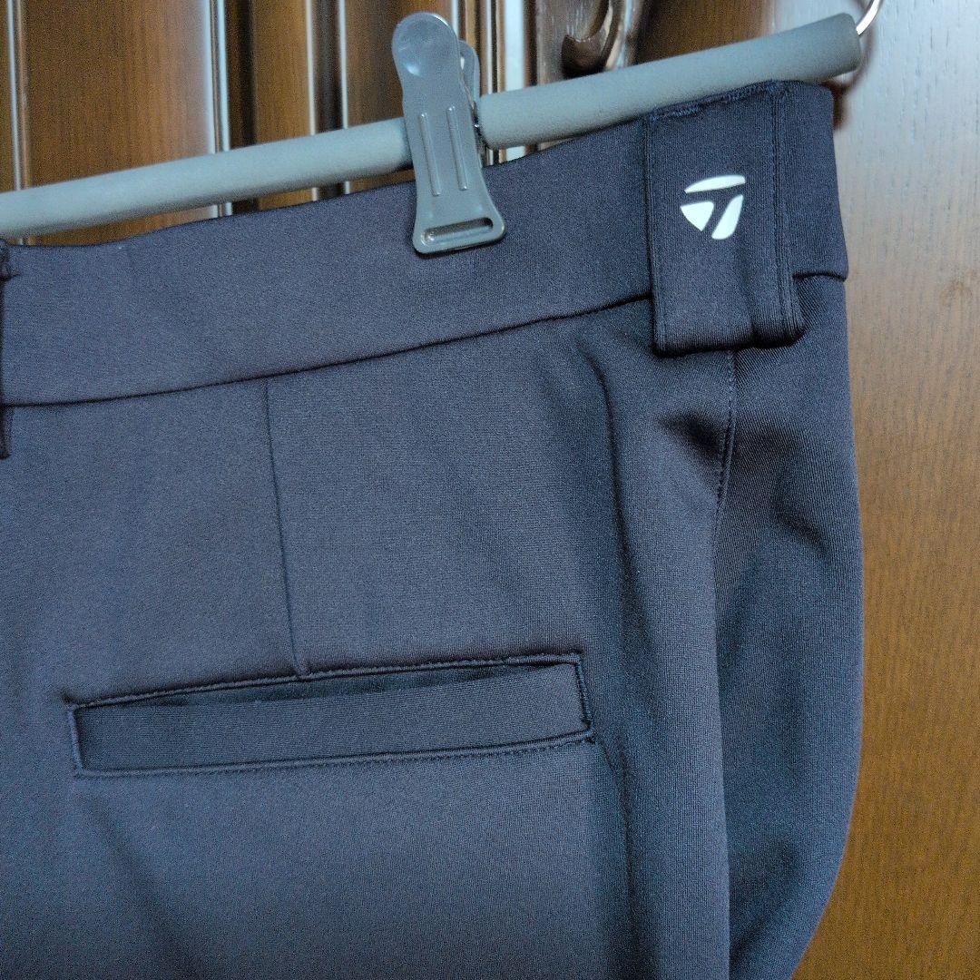 テーラーメイド:メンズ:胴囲88cm:ロゴライン 裏起毛ロングパンツ :ネイビー