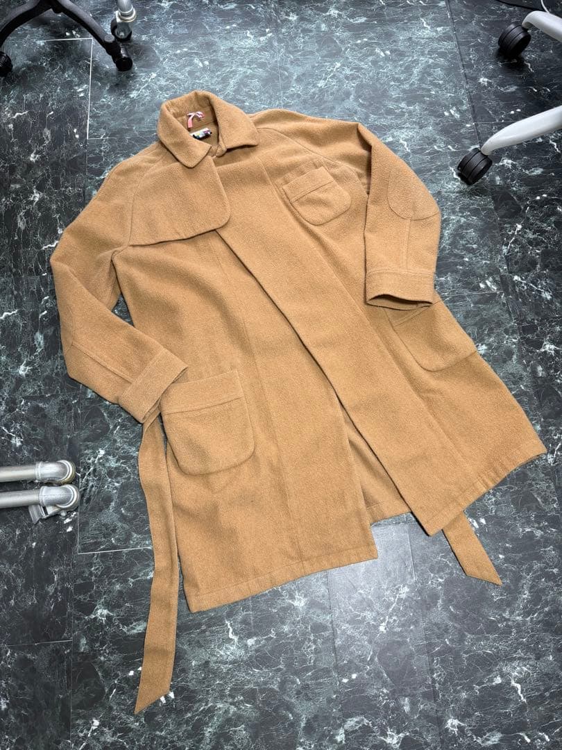 FACETASM ファセッタズム ガウン　トレンチコート　ベルト付き　サイズL