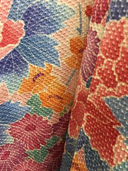 Kat藤娘きぬたや 白オレンジ染め分け 牡丹 総絞り振袖 フルセット