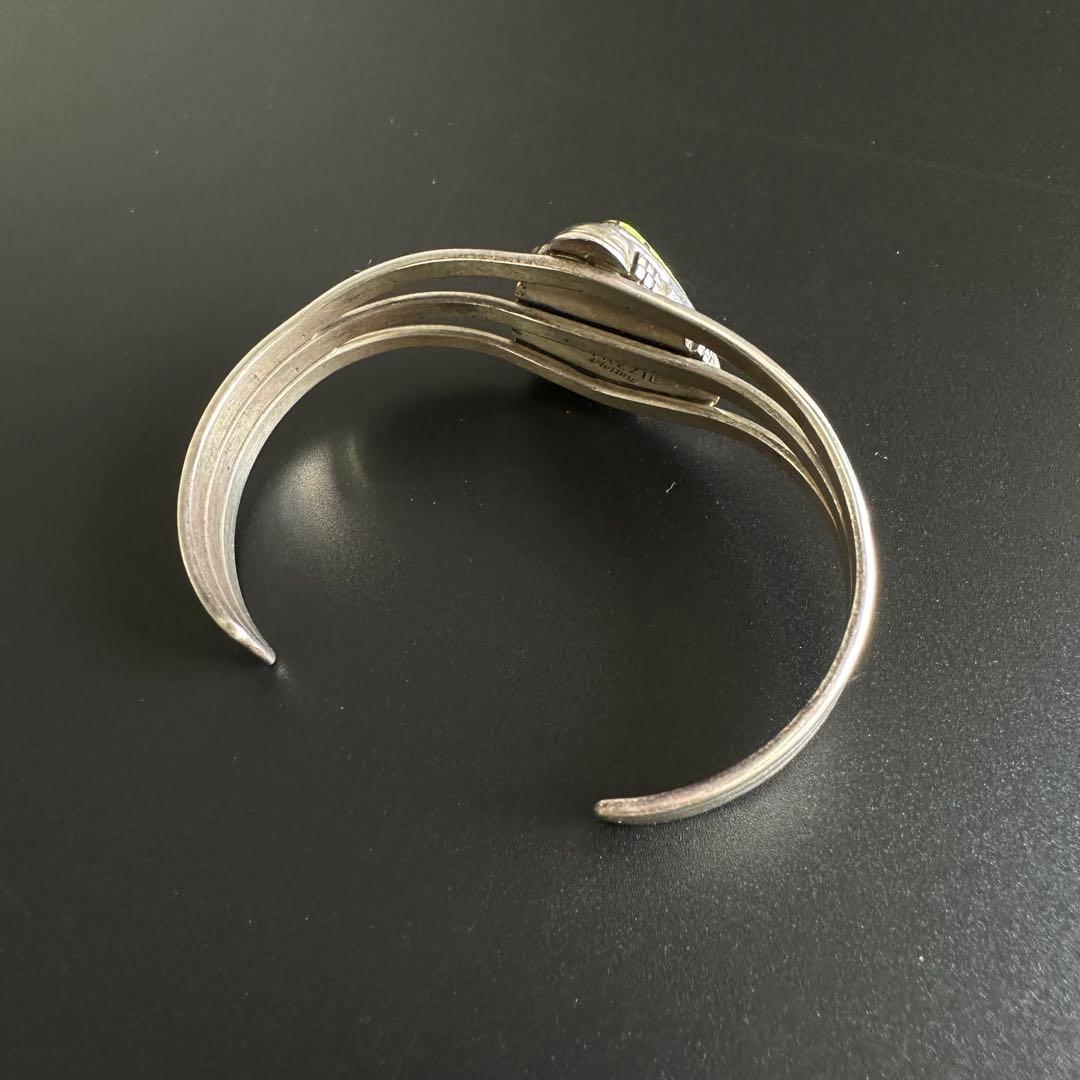 Navajo Leo Yazzie キャリコレイク ターコイズ バングル