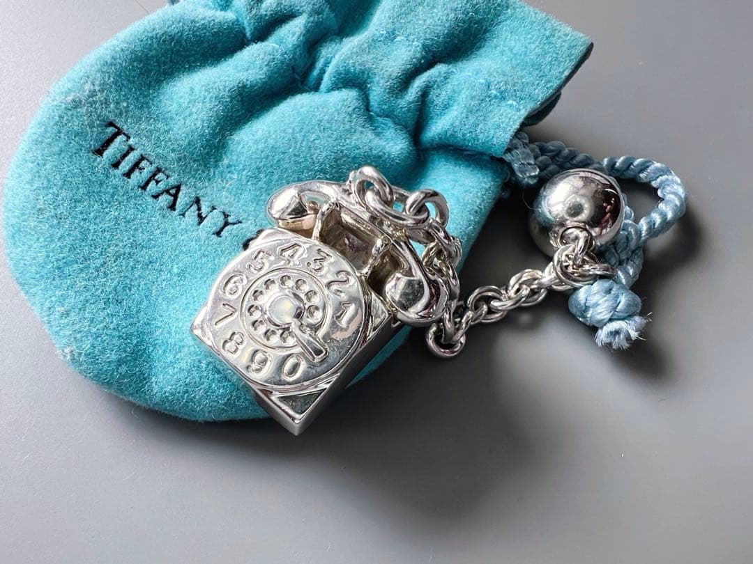 ティファニー　置物　インテリア　黒電話