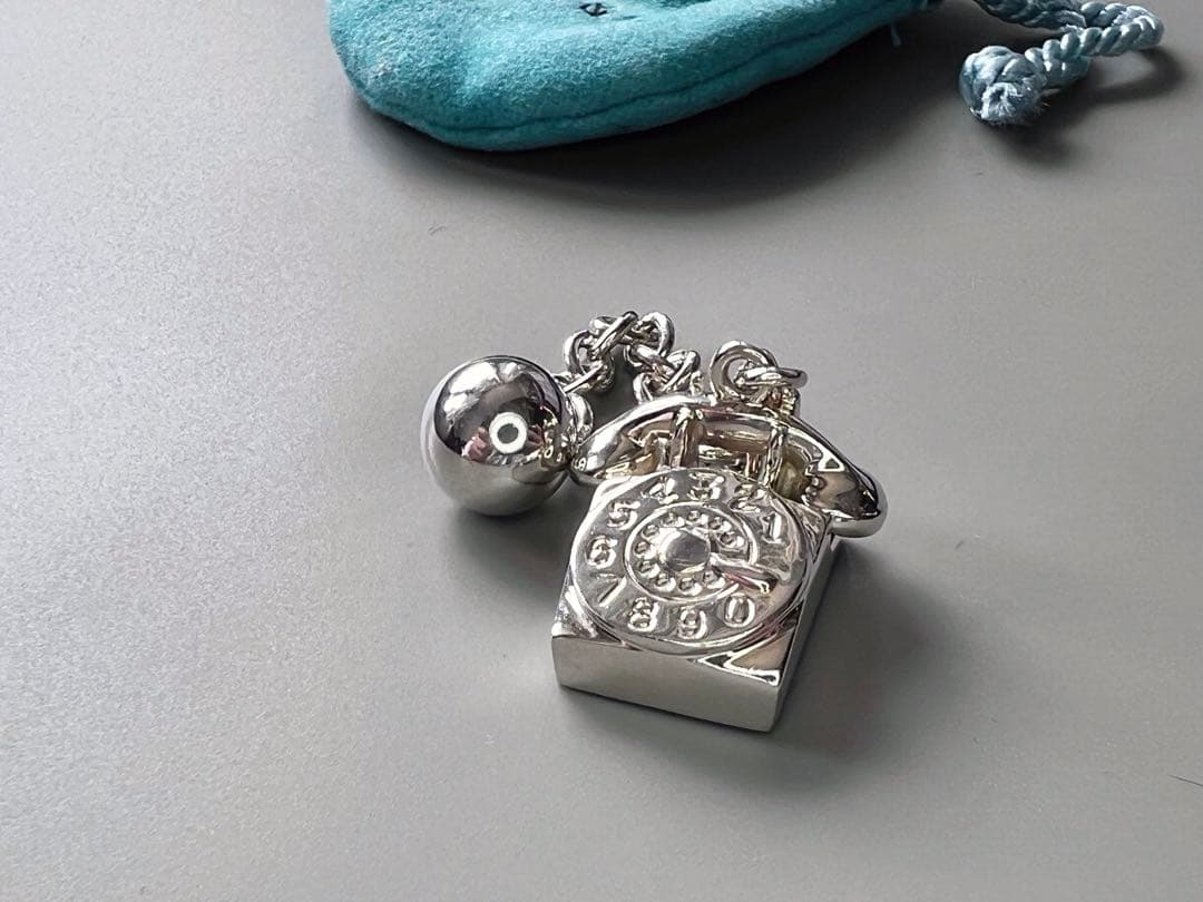 ティファニー　置物　インテリア　黒電話