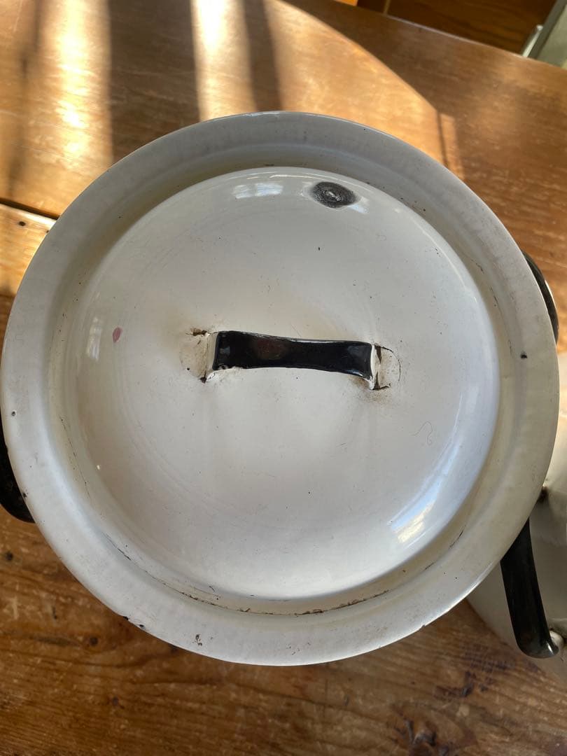 激レア　アンティークホーロー　3個セット