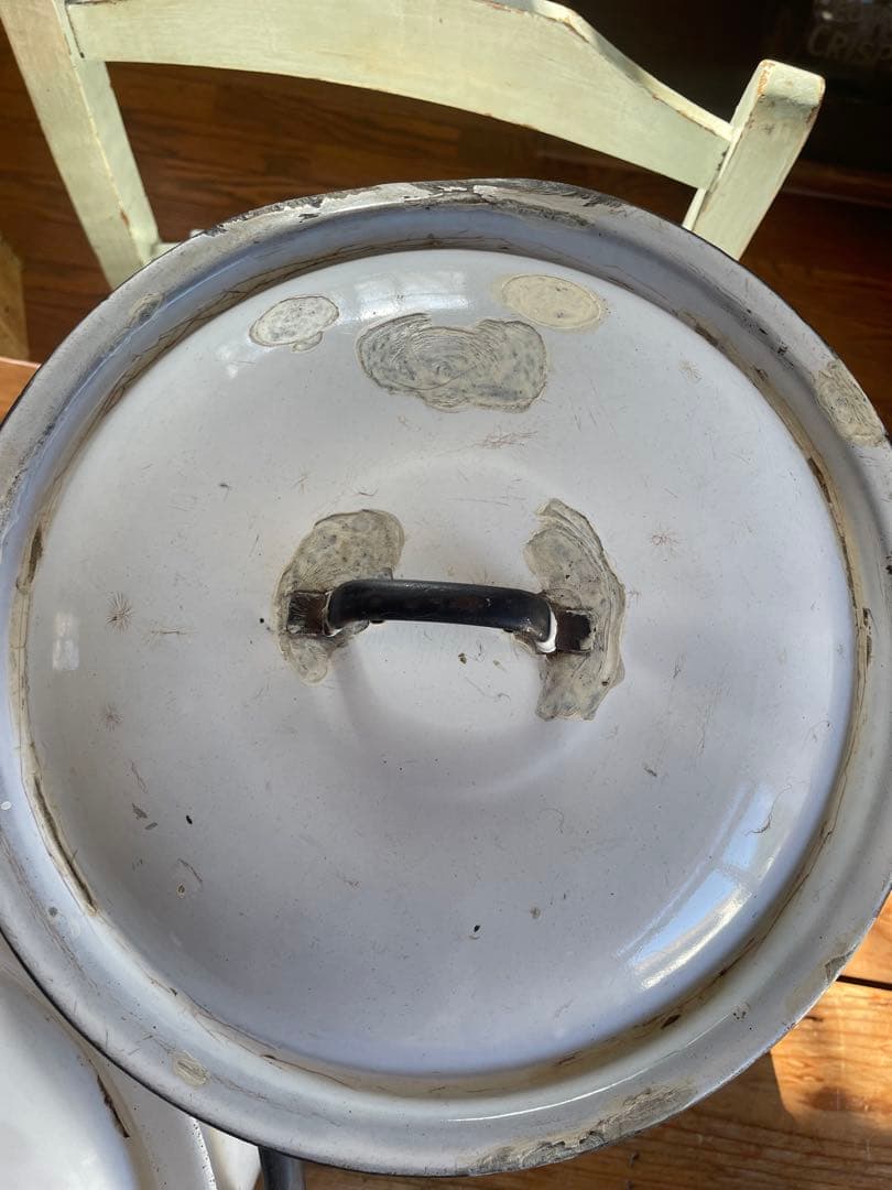 激レア　アンティークホーロー　3個セット