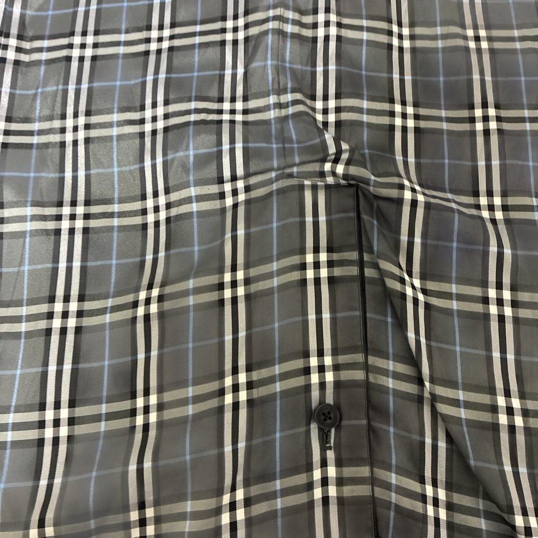 黒 ステンカラーコート ノバチェック