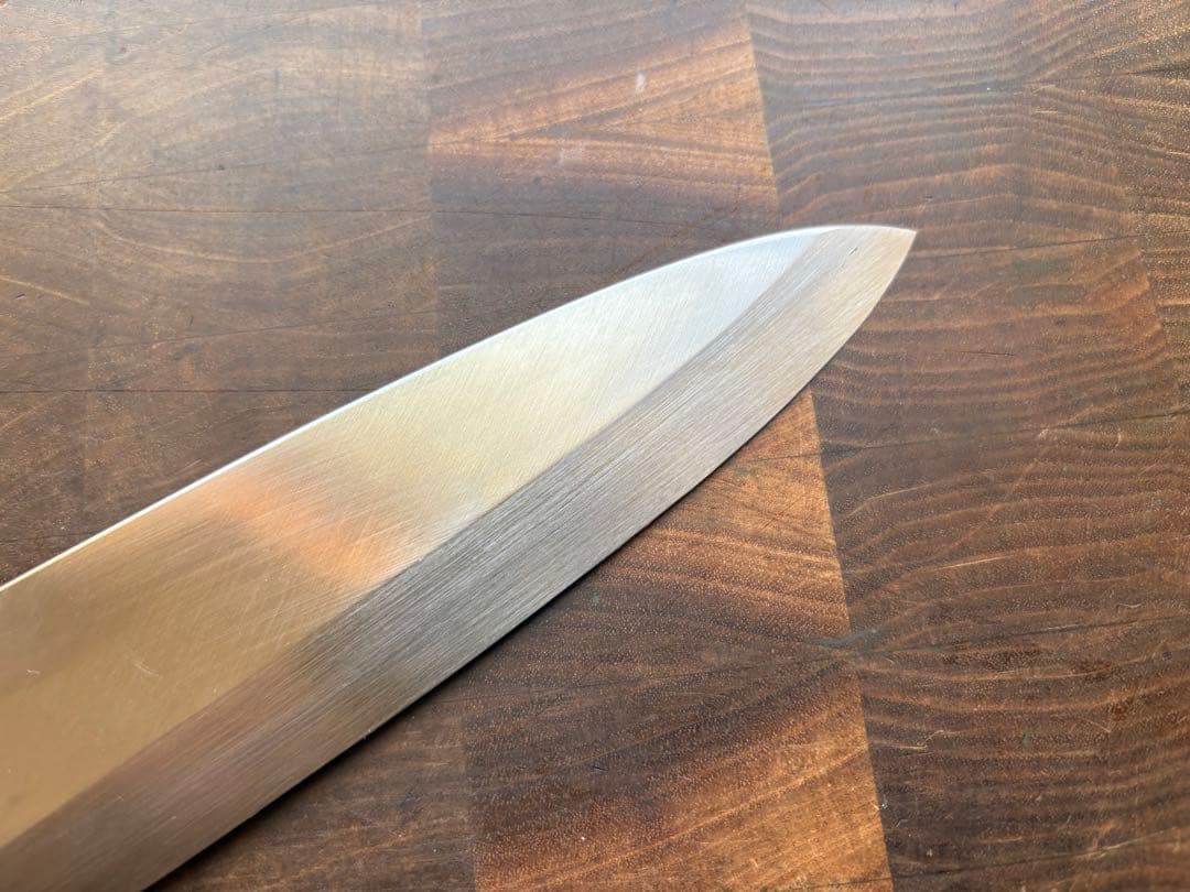 堺打刃物　霞　出刃　150mm 5寸　包丁　白鋼　和包丁　釣り　未使用