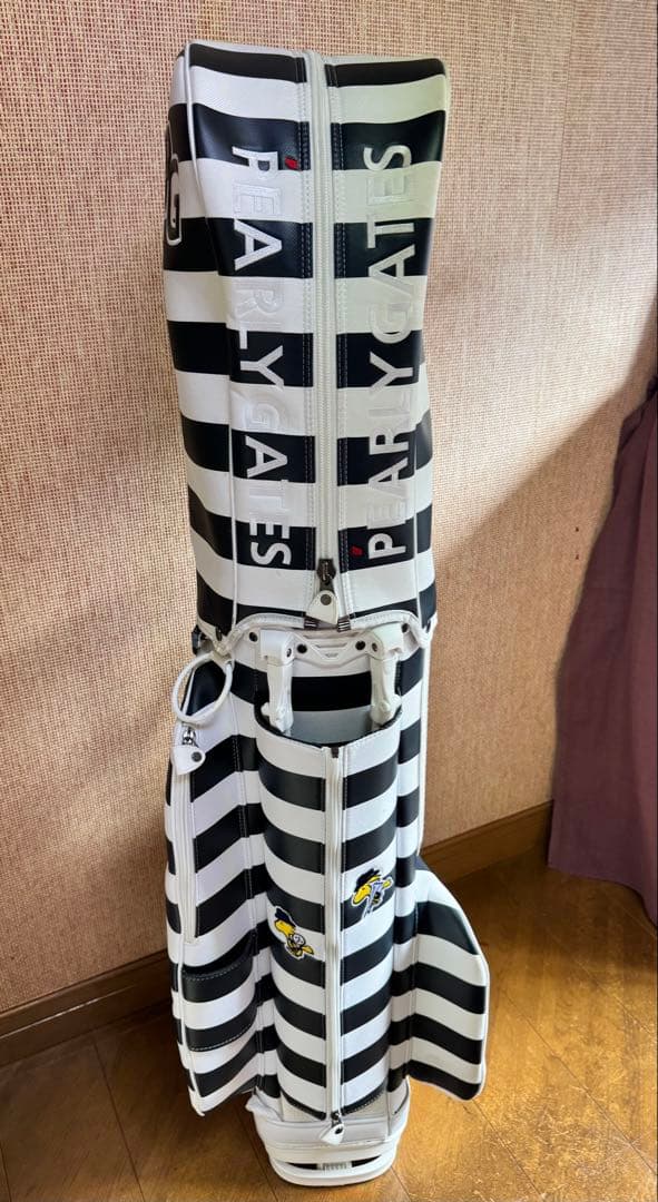 パーリーストライプキャディバッグ 89&ヘッドカバー3点