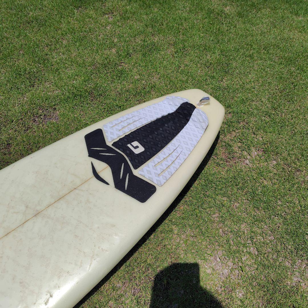 【たちつてと】ホワイト サーフボード デッキパッド付き　6.5