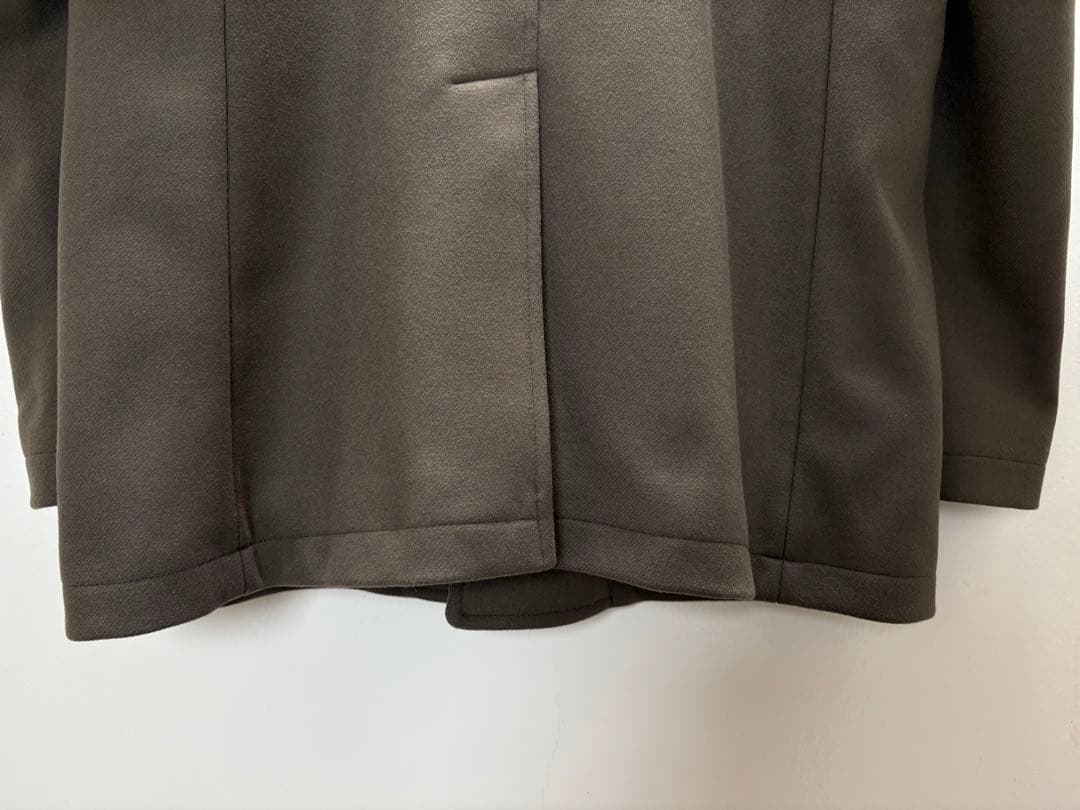 SHIPS XL メルトン　スーパー160‘ｓ　メリノウール　シングルコート