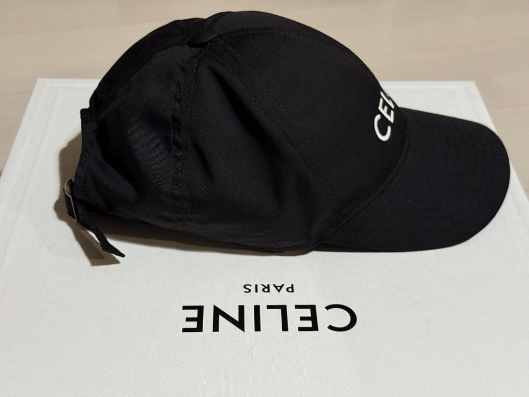 ✨美品✨CELINE✨ブラック ベースボールキャップ✨即決購入OK✨