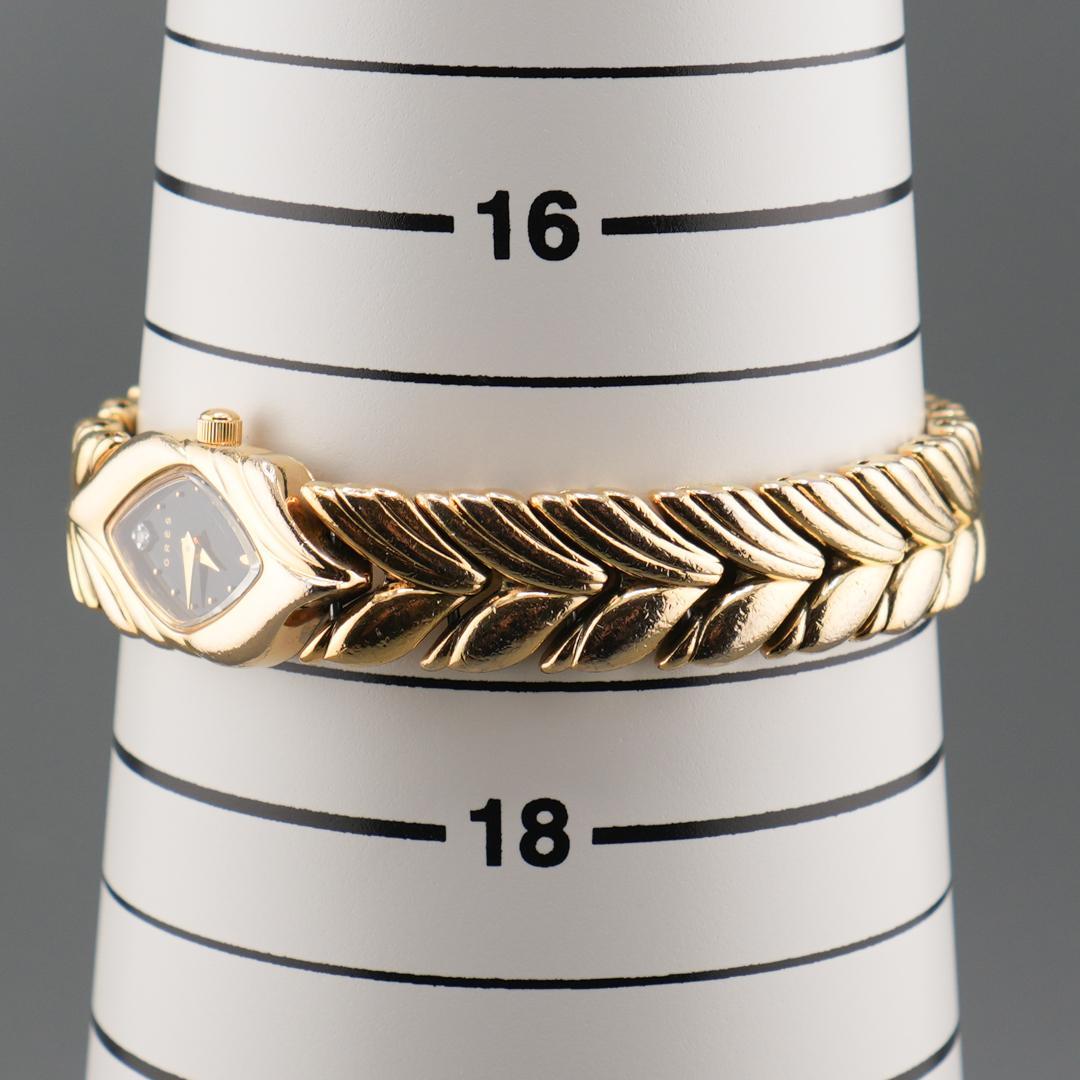 美品 GRES 1P ゴールド ブレスレッド 腕時計 電池新品 クォーツ