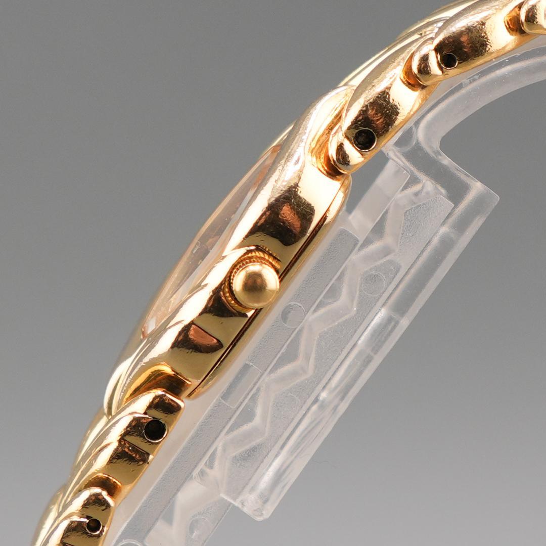 美品 GRES 1P ゴールド ブレスレッド 腕時計 電池新品 クォーツ