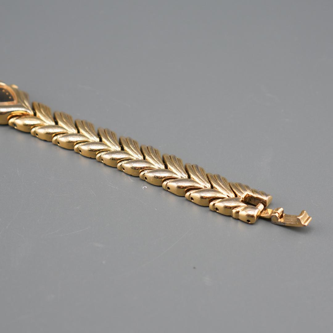 美品 GRES 1P ゴールド ブレスレッド 腕時計 電池新品 クォーツ