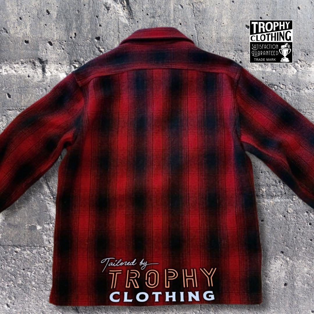 『アルパカ混紡⭐︎超cool◎』Trophy Clothing 毛シャツジャケット