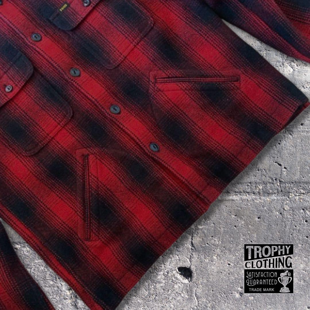 『アルパカ混紡⭐︎超cool◎』Trophy Clothing 毛シャツジャケット