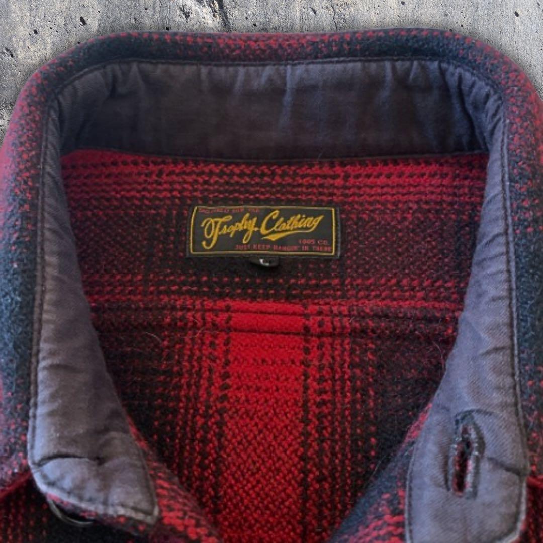 『アルパカ混紡⭐︎超cool◎』Trophy Clothing 毛シャツジャケット